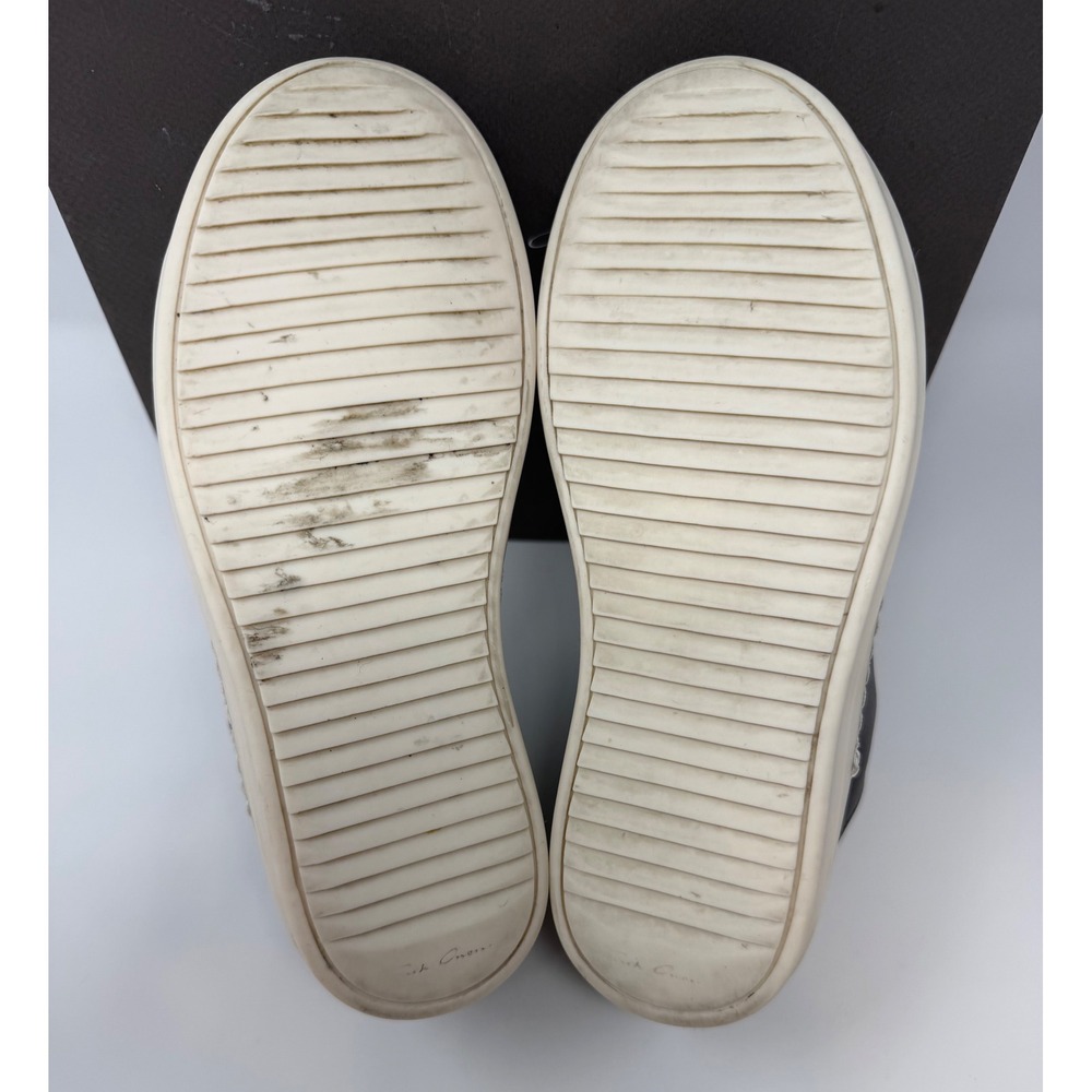 Rick Owens Ramone Low Top Sneaker Dust/Milk Size 35 EU Fits Women's 4-5 - Picture 4 of 8